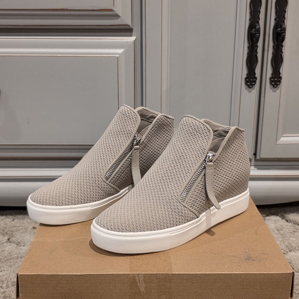 Steve Madden Taupe High-Top Sneakers